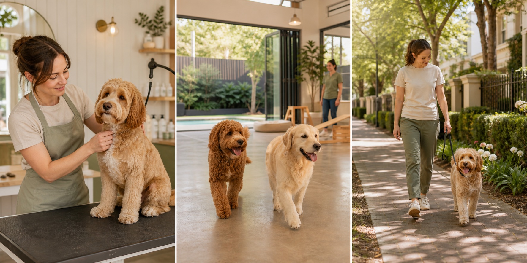 Premium pet-care website concept