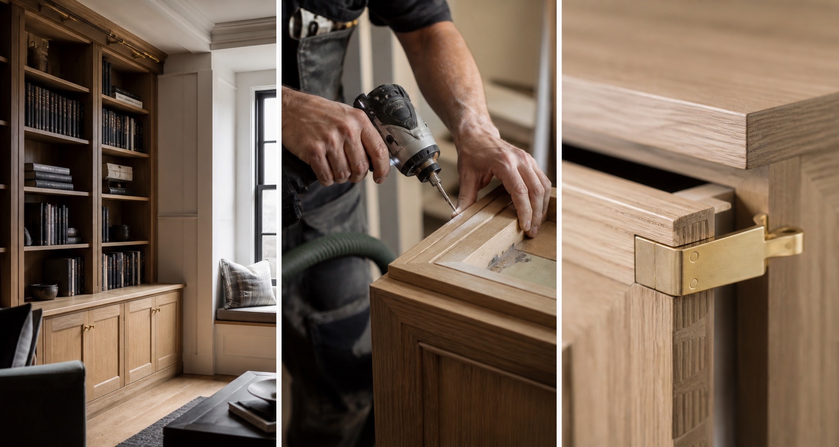 Premium residential-craft website concept